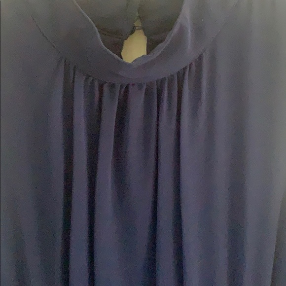 Knee-length navy blue party dress - Picture 2 of 6